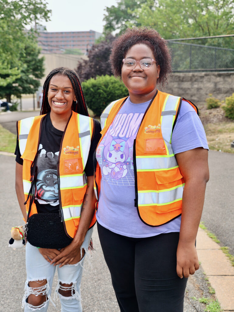 Park Rangers Environmental Enrichment Program staff members supporting community engagement in Newark parks